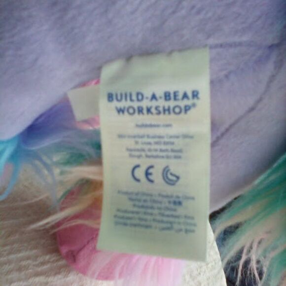 Build a Bear Unicorn Beary Fairy Purple Rainbow Plush Stuffed Animal Toy… - Picture 7 of 7